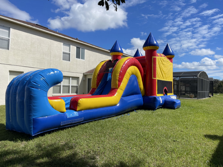 Modular Castle Water Slide Combo
