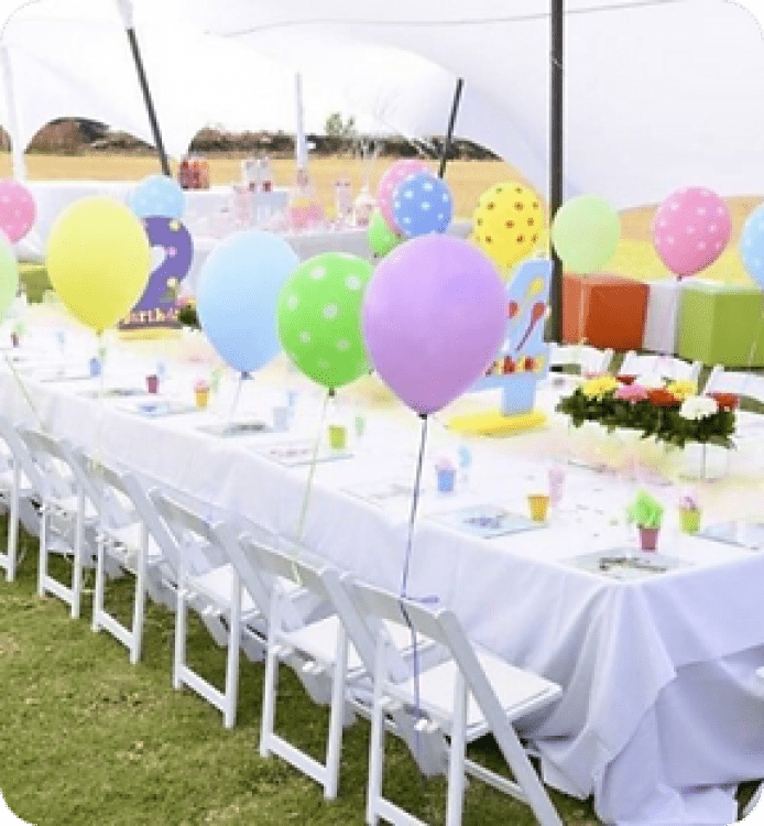 Tables & Tents & Chairs